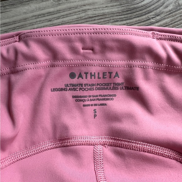 Athleta Women's Pink Leggings - Picture 8 of 10